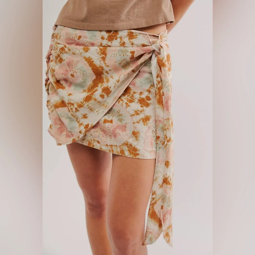 NWOT Free People Sweet As Beach Skirt