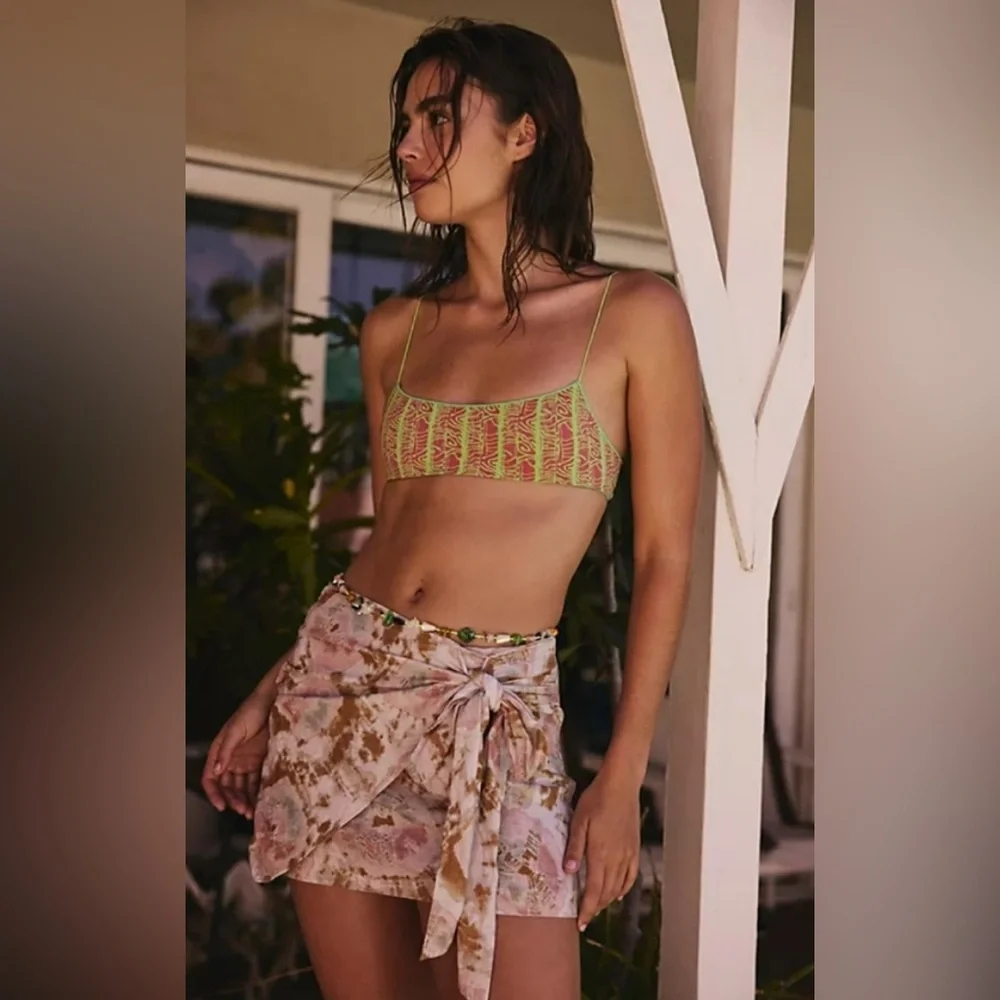 NWOT Free People Sweet As Beach Skirt