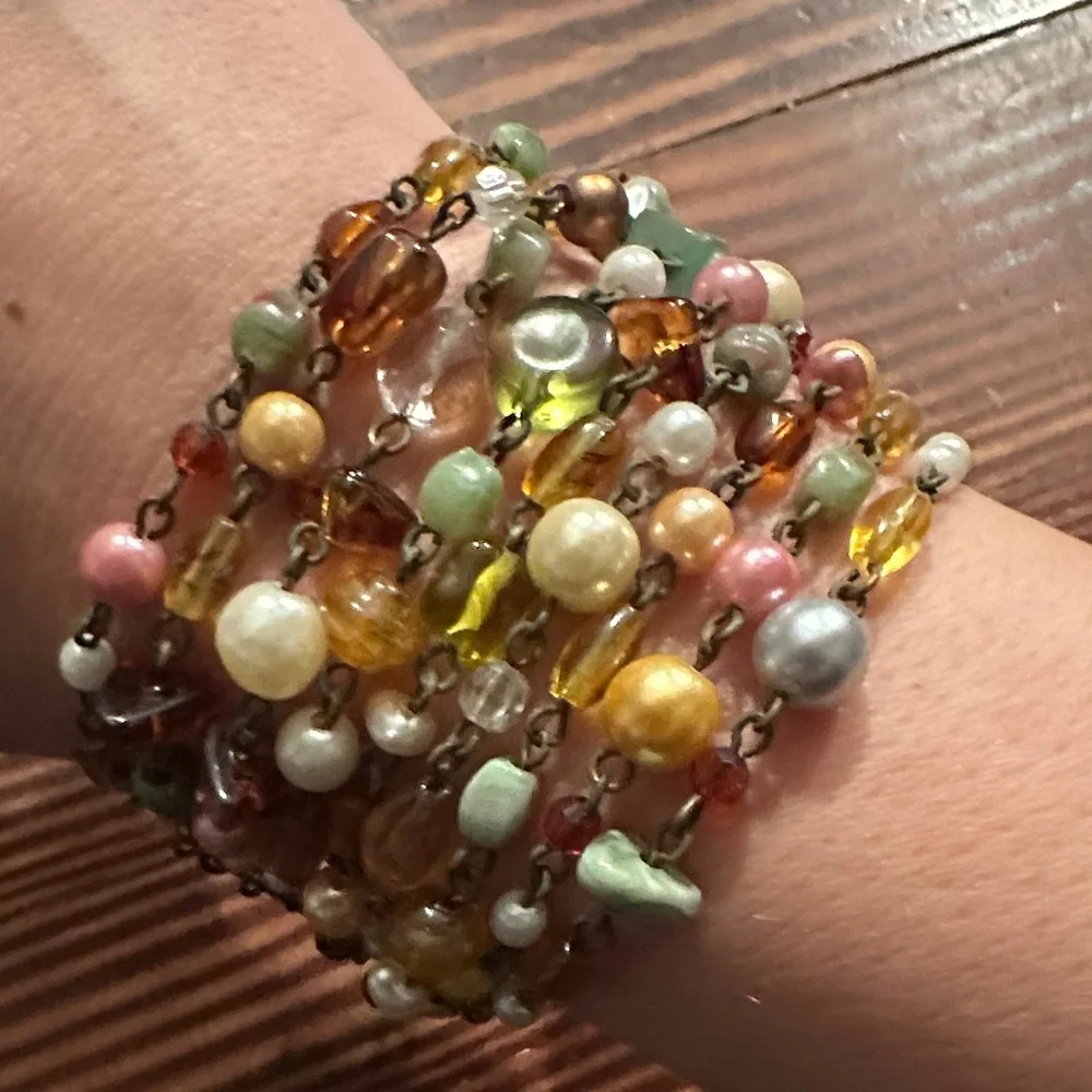 Lia Sophia Beaumont Vibrant Multicolor Beaded Bracelet