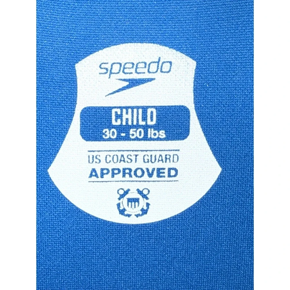 Speedo Child 30-50 Pounds PFD Adjustable Life Vest Jacket Coast Guard Approved
