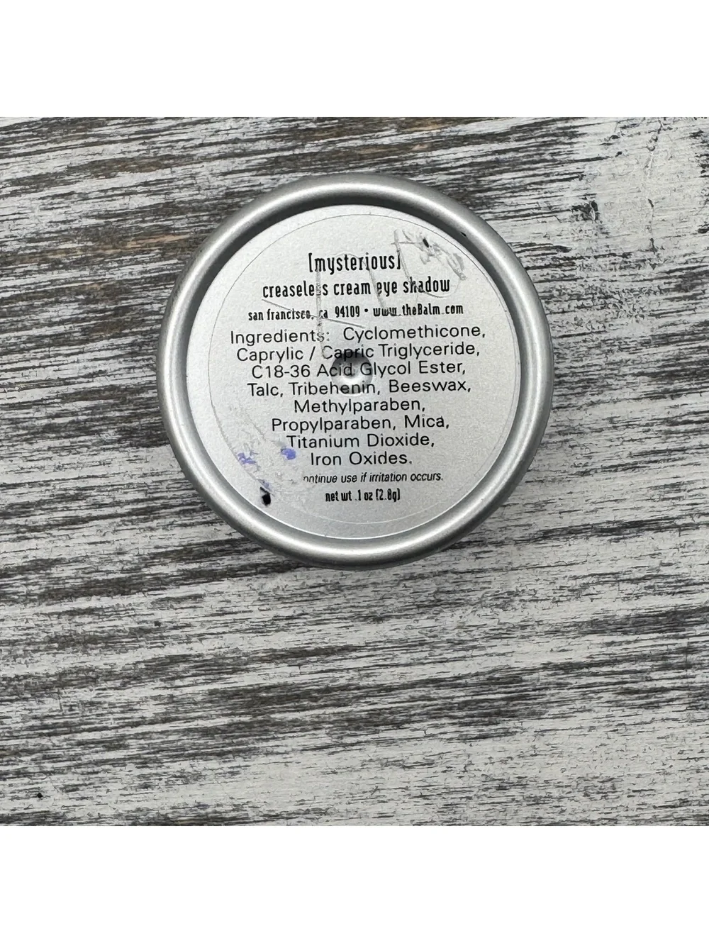 theBalm sized scuffs