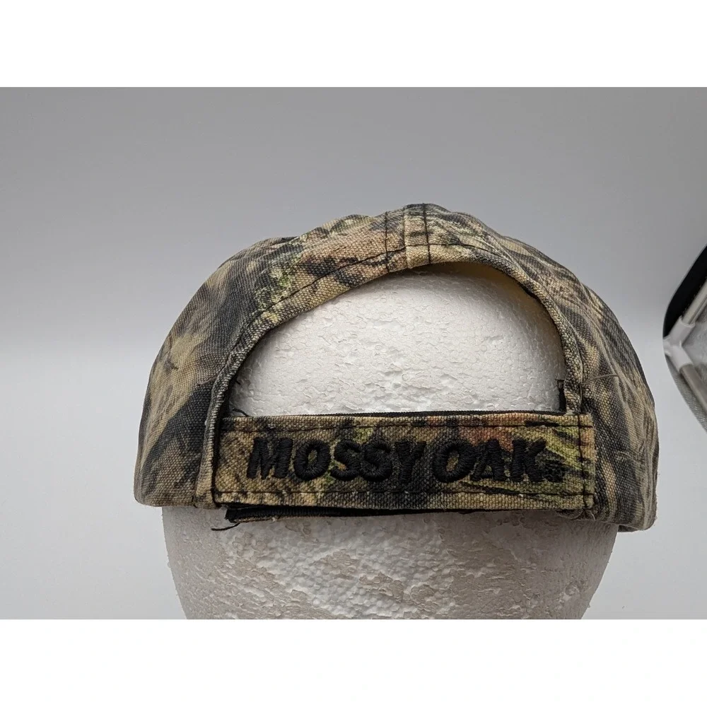 Mossy Oak Camouflage Baseball Hat Adjustable Hook and Loop Strap Camo Cap