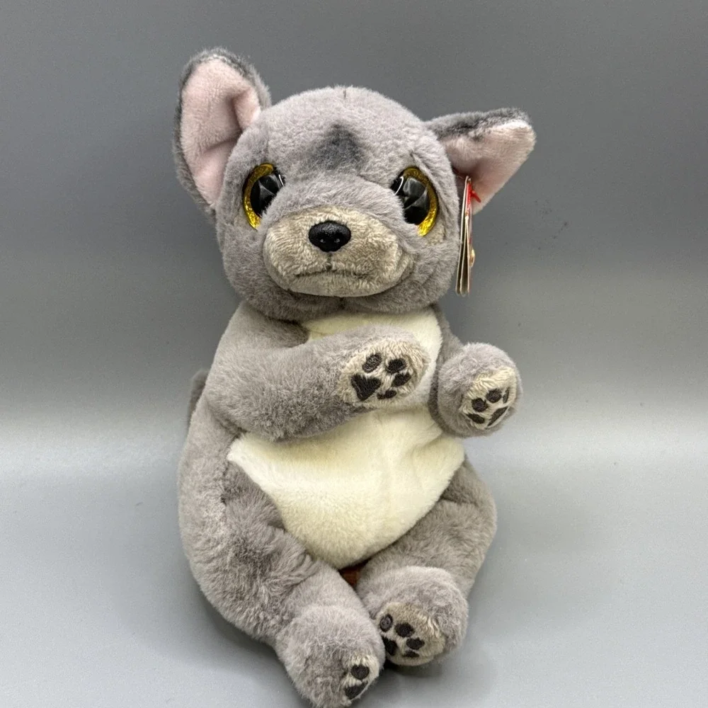 Ty Beanie Baby Bellies WILFRED the French Bulldog Dog 6