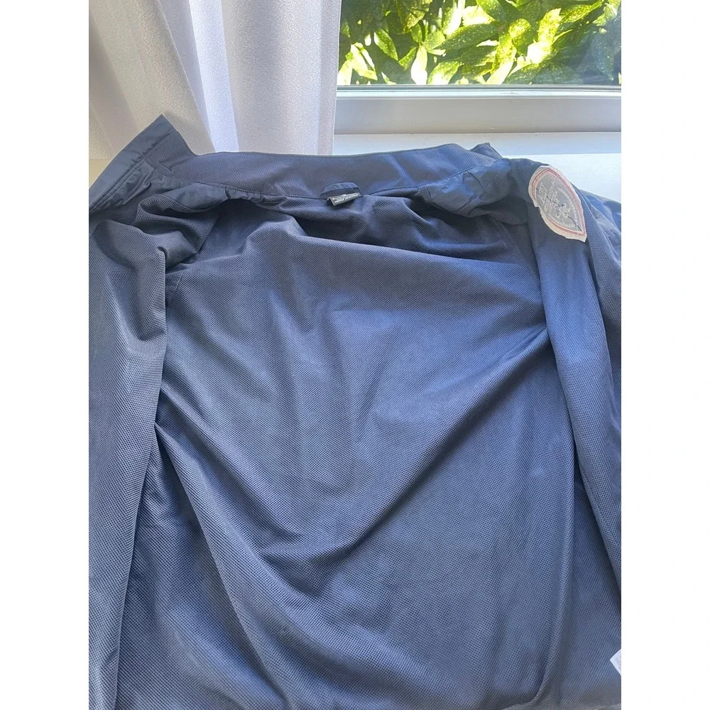 Nike Virginia Soccer Association VSA Mens Medium Navy Blue Track Jacket Athletic