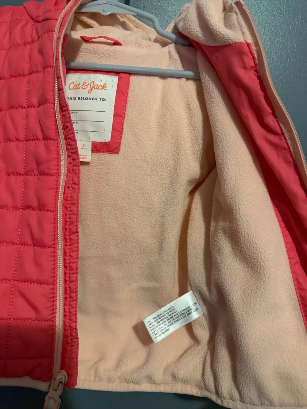 Cat & Jack quilted puffer