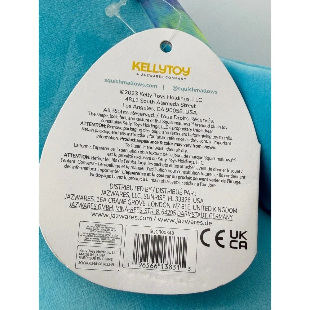 Squishmallows hammerhead animal yellow