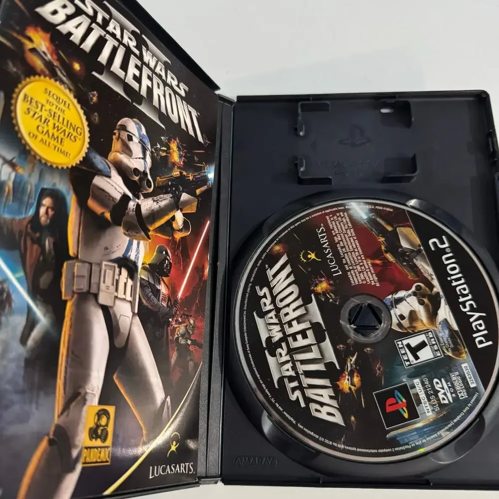 Star Wars: Battlefront II (PlayStation 2, PS2) Great Condition Tested Ships Fast