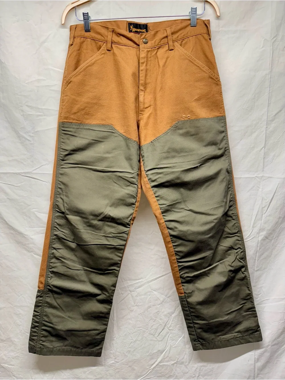 Browning Two-Tone Pheasant Hunting Pants in Brown and Olive