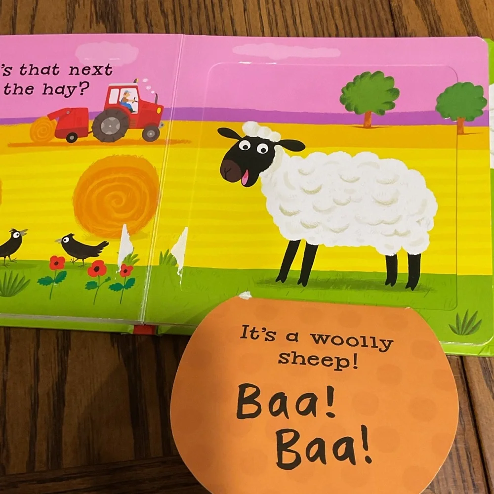 4 Board Books: Moo Moo, Woof, Woof, Furry Friends & What Makes a Rainbow