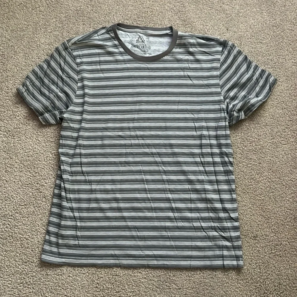 “American Rag- Striped Tshirt size large”