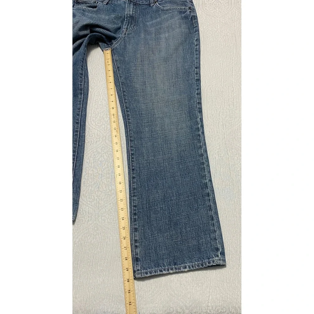 Gap Wide Leg‎ Relaxed Straight Jeans Men's Size 36×30 Blue 100 % Cotton