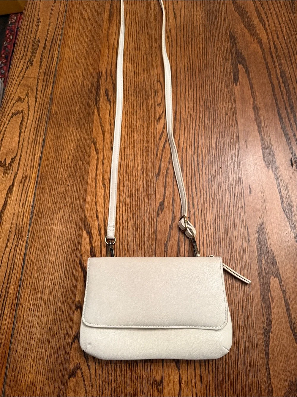 Joy Susan Ivory Phone Crossbody Wallet Purse Card Holder Minimalist Small Bag