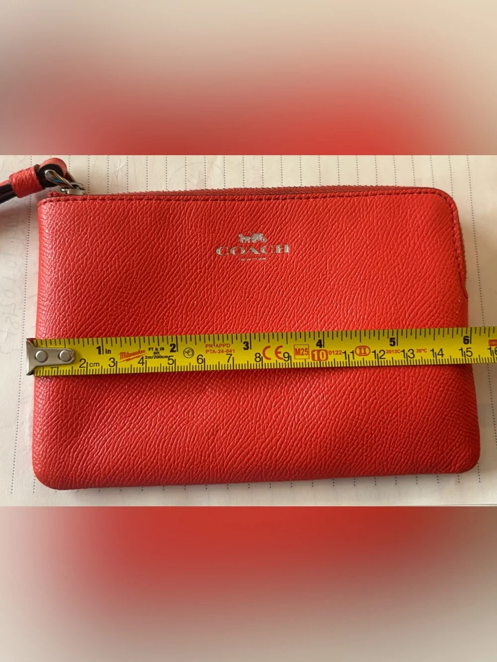 Coach compact wristlet