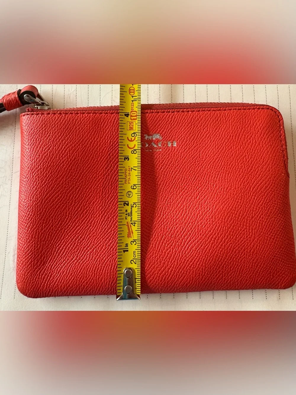 Coach compact wristlet