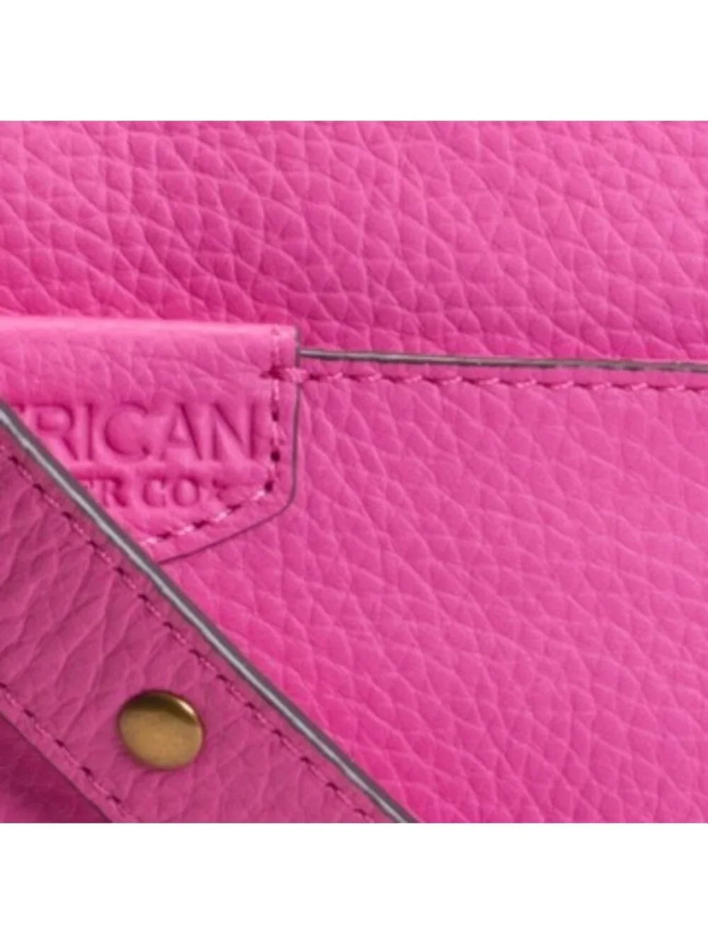 AMERICAN LEATHER CO. Leather Luca Triple Entry Crossbody