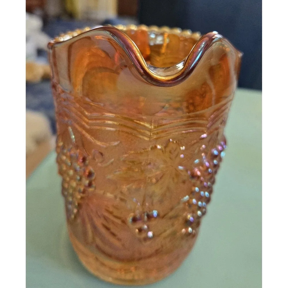 Indiana Glass amber marigold