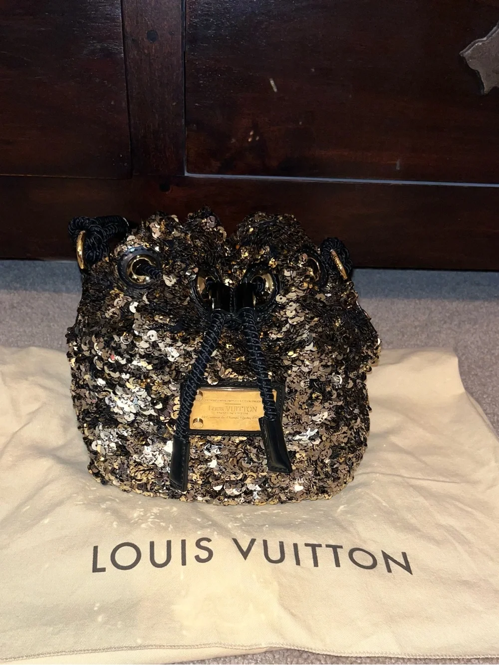 Louis Vuitton sparkling sequin
