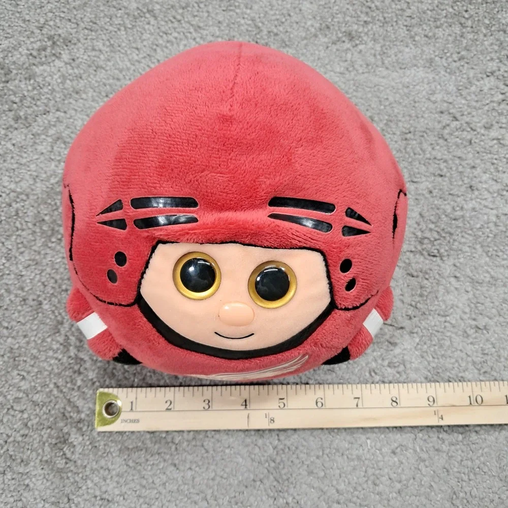 Ty Detroit Red Wings NHL Hockey Plush Set 3 Sizes Red White Black Logo NHL Wings