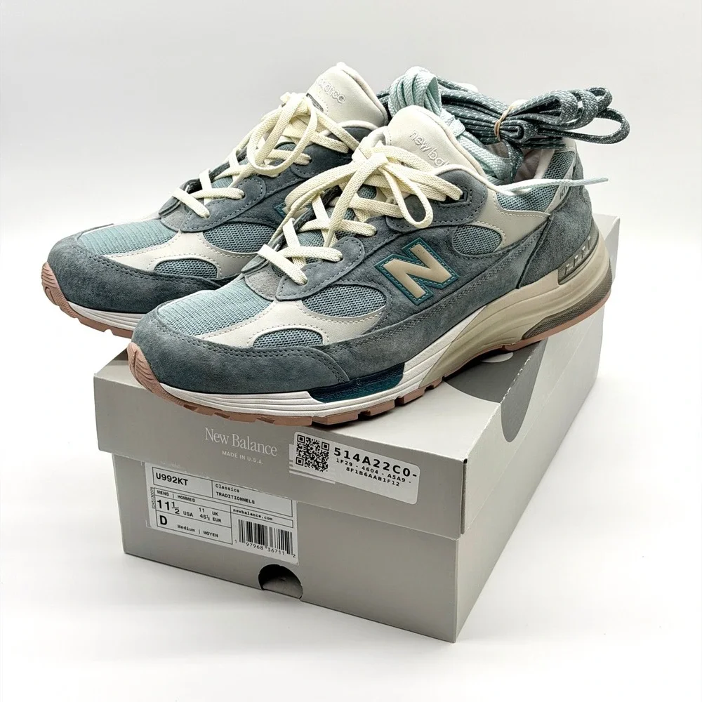 New Balance 992 Kith Steel Blue Mens 11.5 Made in USA U992KT Worn Once