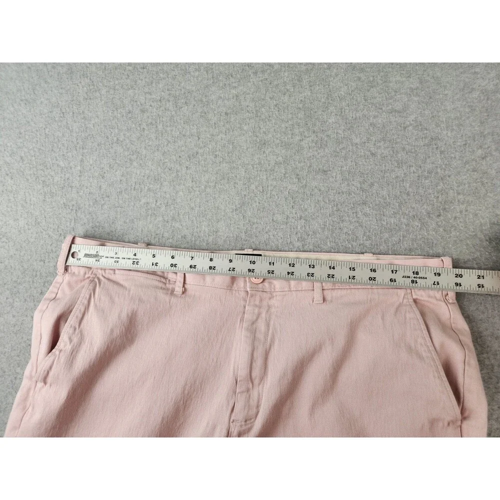 J.Crew 770‎ Chino Pants 38x32 30 31 Mens Pink Straight Leg Stretch Twill Casual