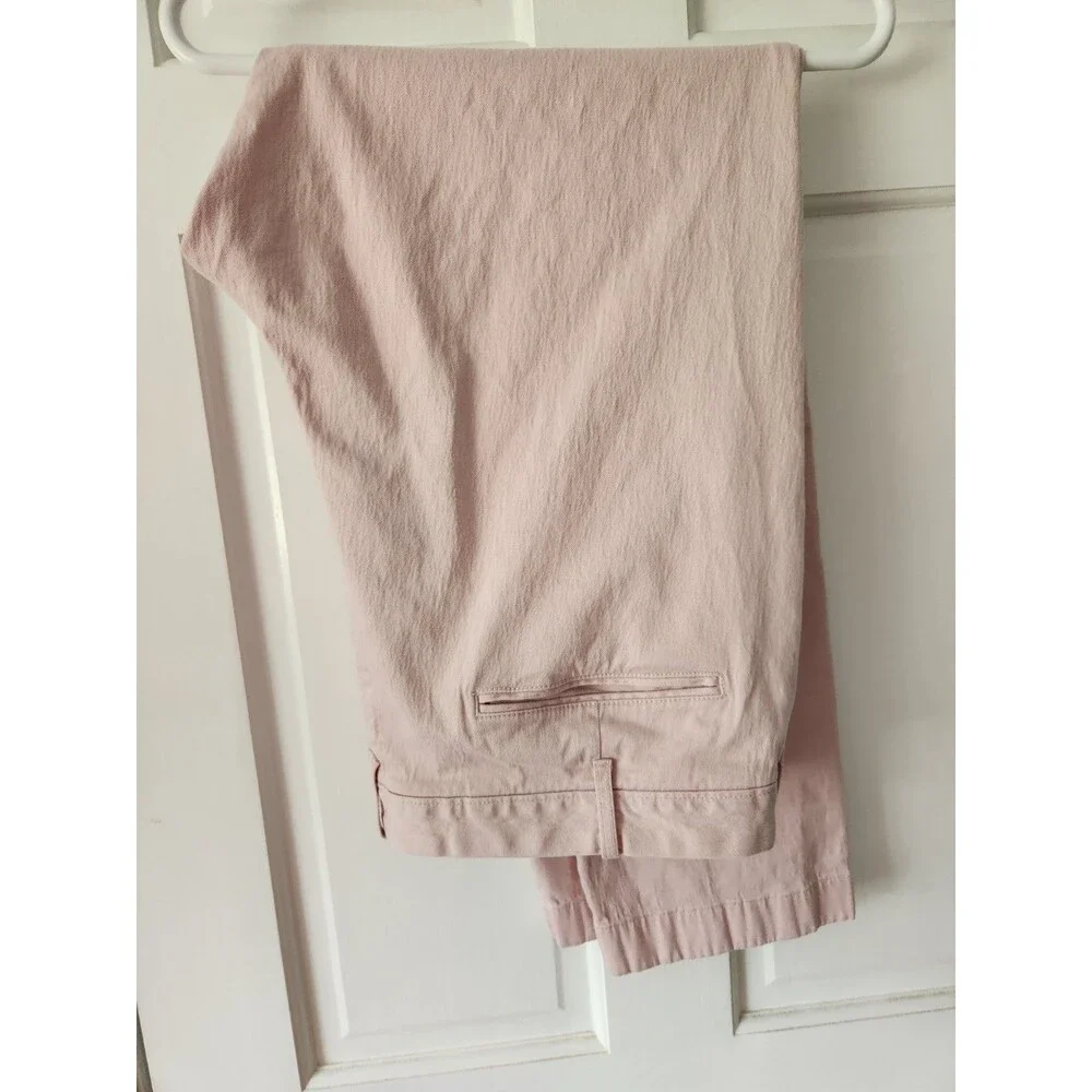 J.Crew 770‎ Chino Pants 38x32 30 31 Mens Pink Straight Leg Stretch Twill Casual