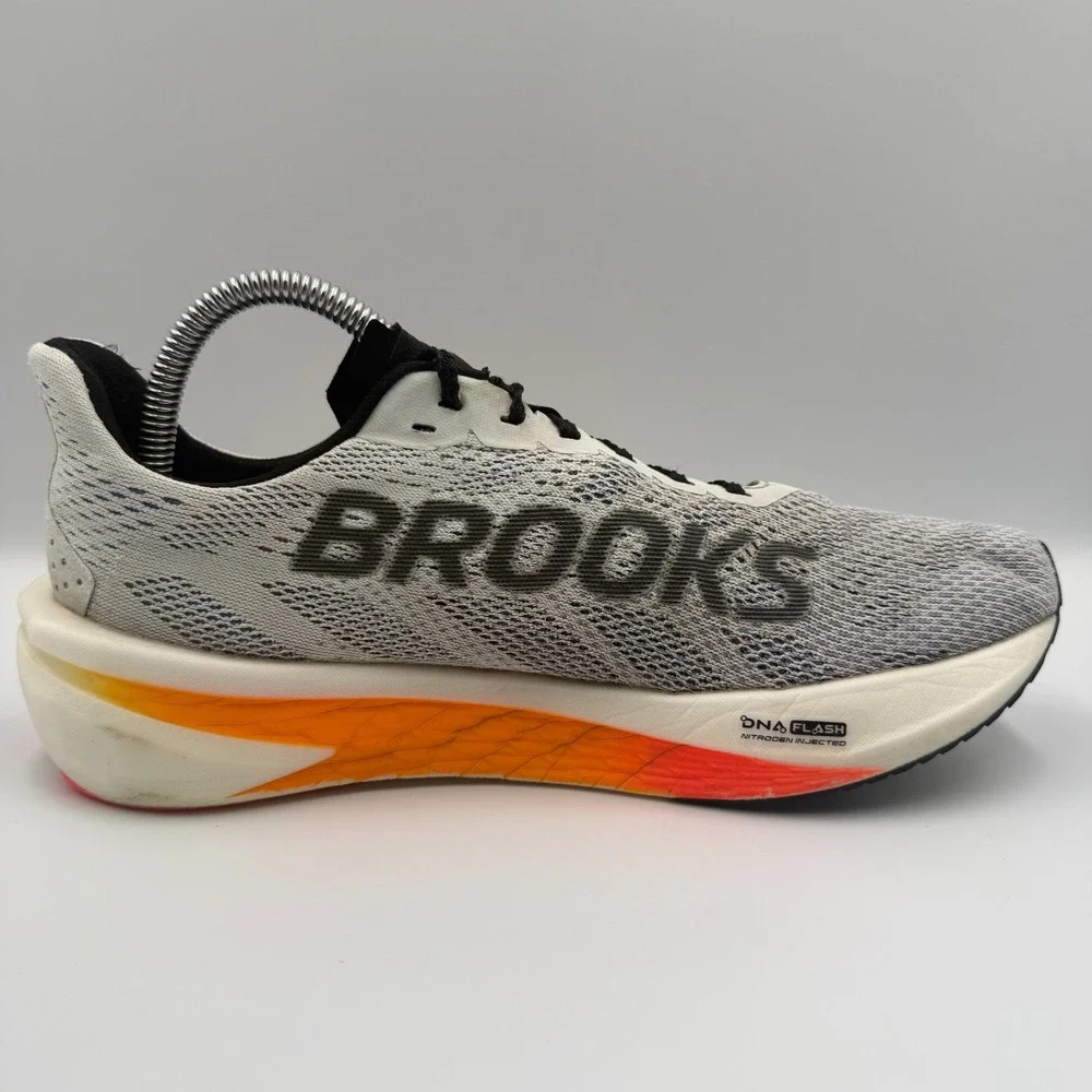 Brooks Hyperion‎ Max 2 Womens Size 9 White Orange Athletic Running Shoes Sneaker
