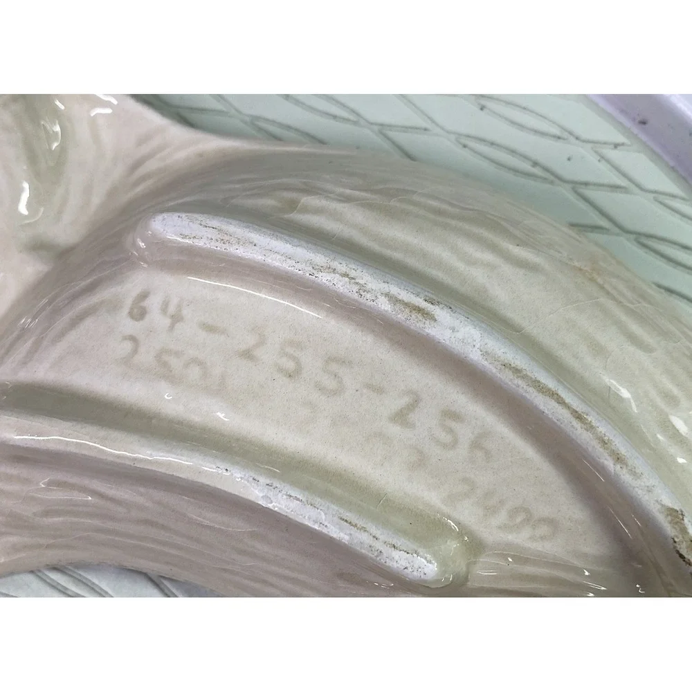 California Pottery chips rose