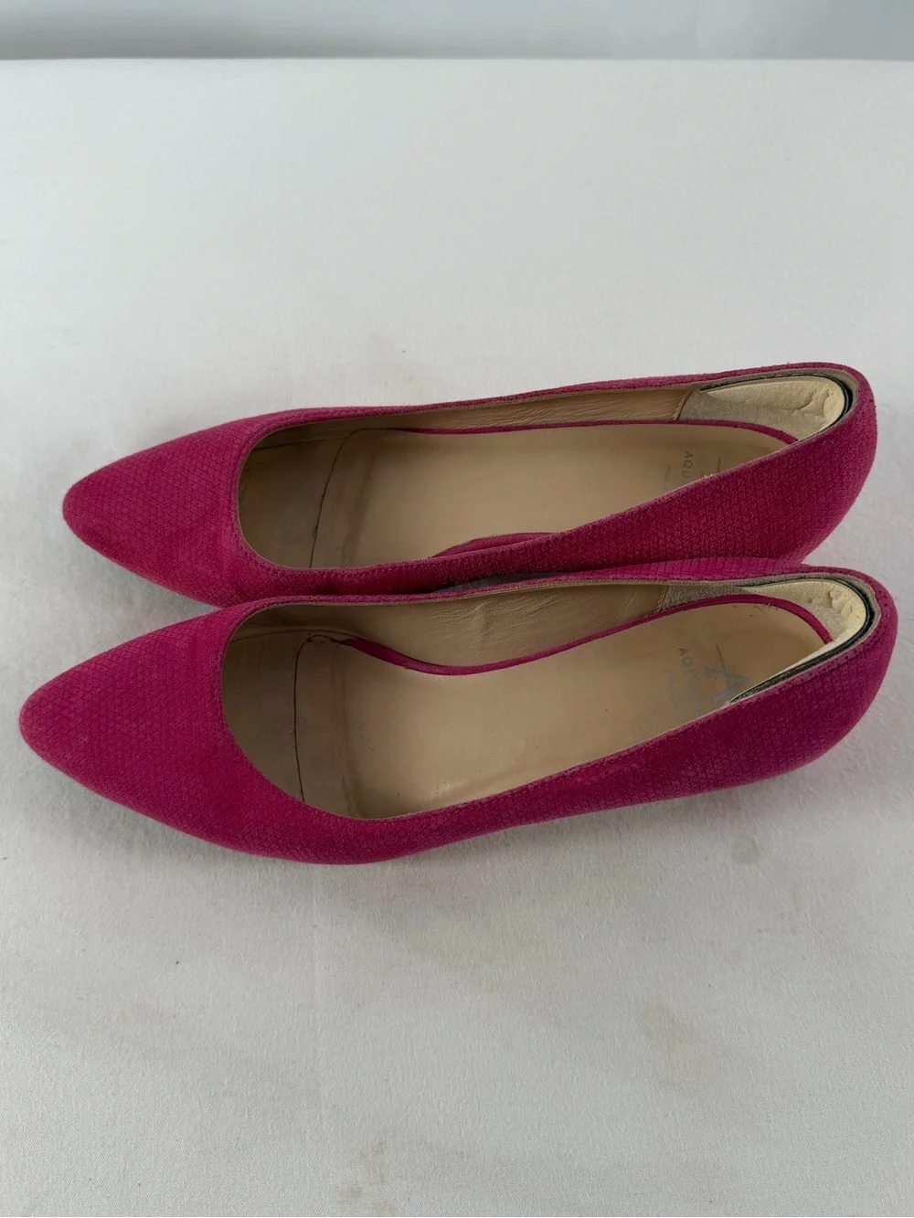 Aquatalia embossed suede