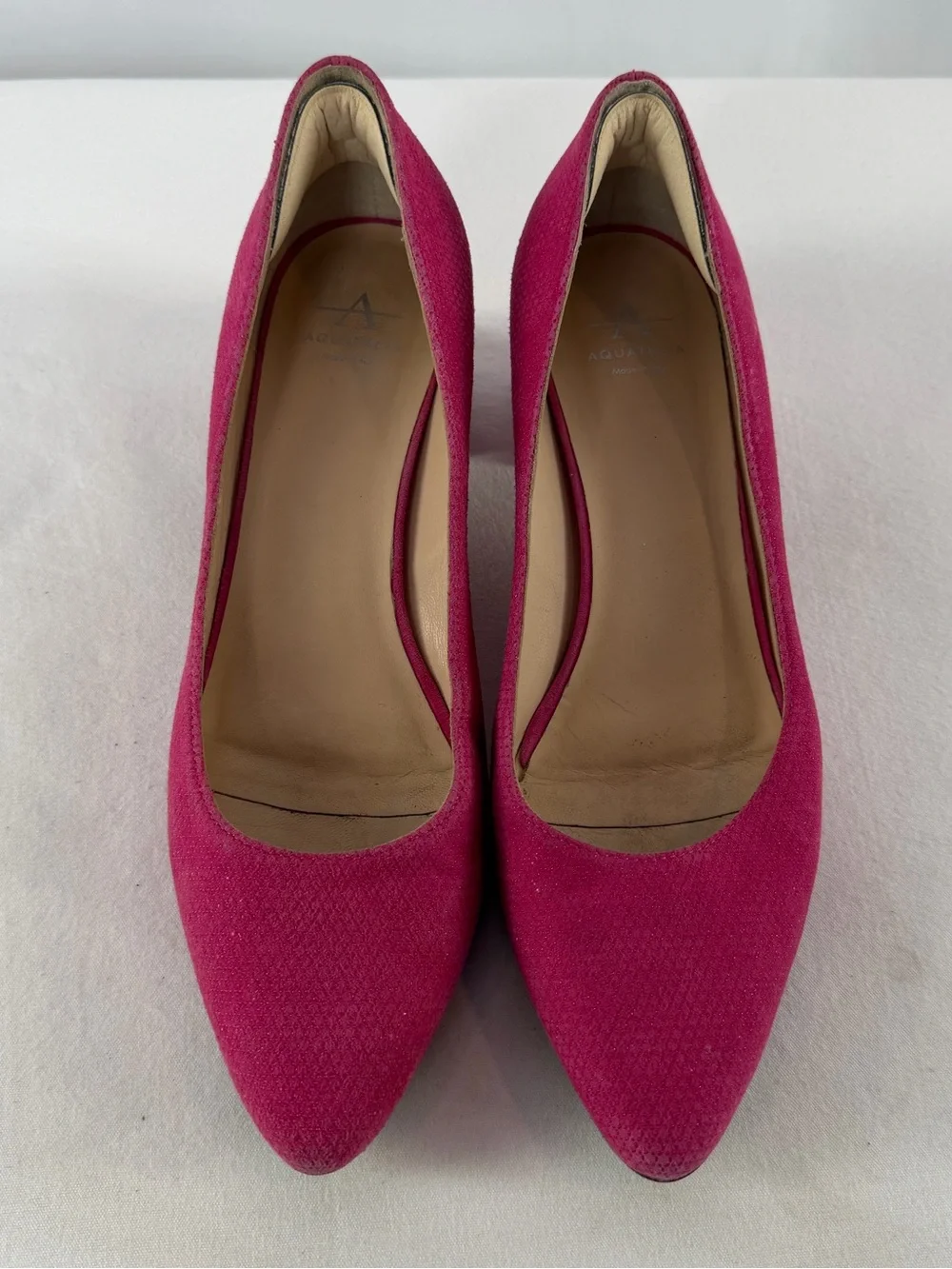 Aquatalia embossed suede