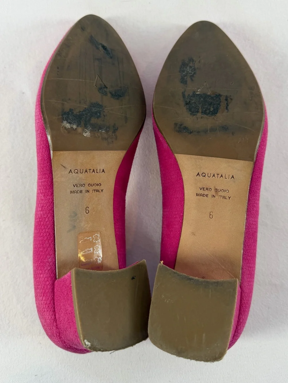 Aquatalia embossed suede