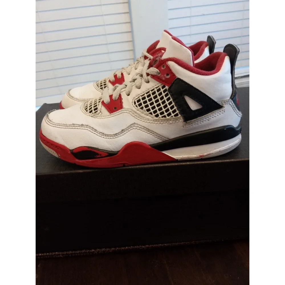 Nike Air Jordan 4 Retro OG PS Fire Red 2020 BQ7669-160 Size 13C‎