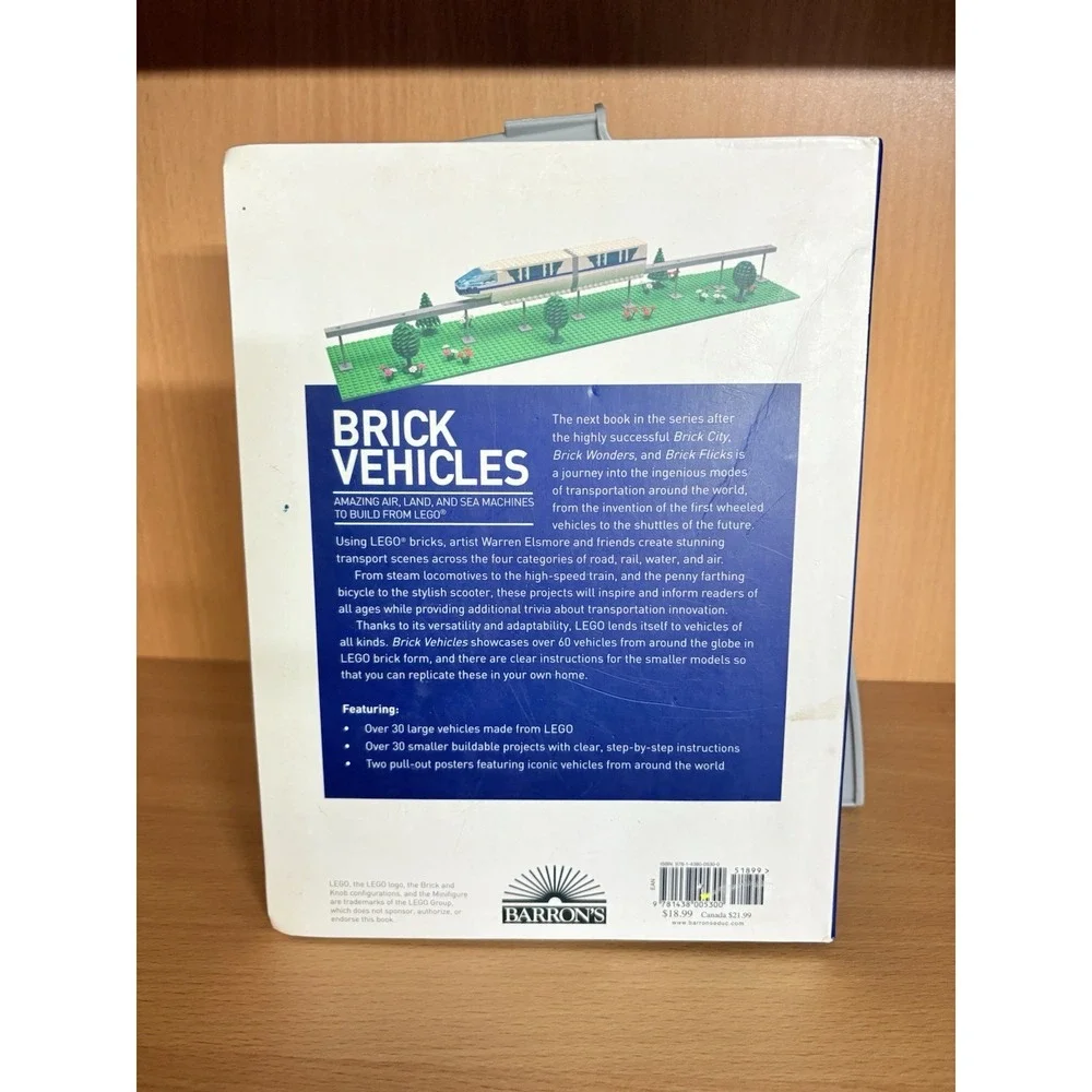 Brick Vehicles: Amazing Air, Land, and Sea Machines to Bui... by Elsmore, Warren