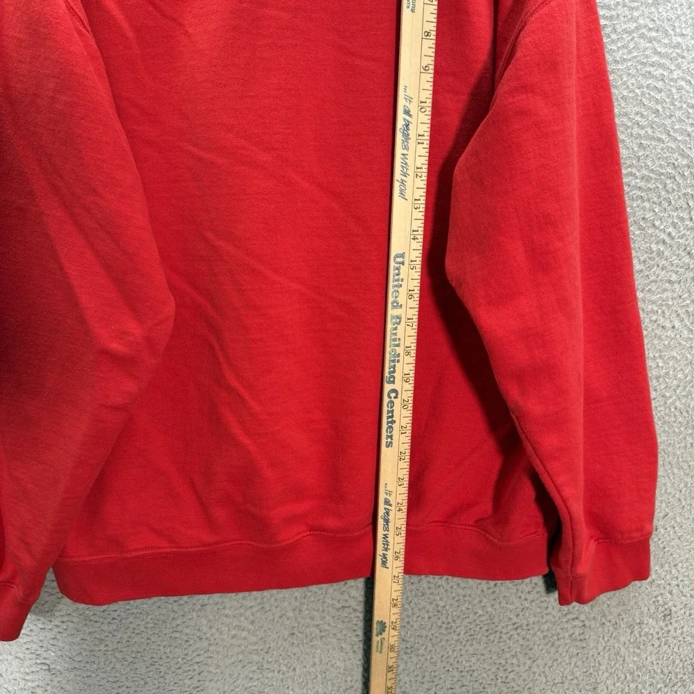Vintage‎ Wisconsin Badgers Sweatshirt Adult Large Red Crewneck Embroidered Y2K
