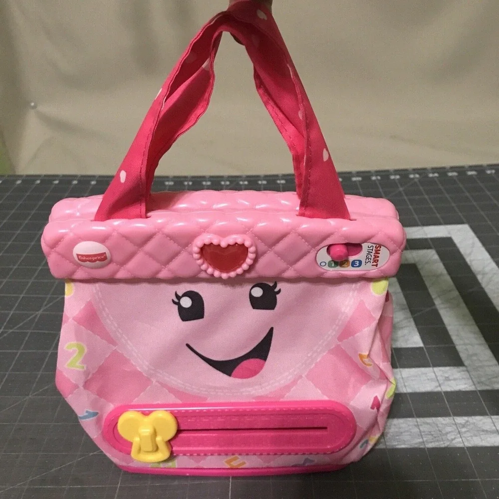 Fisher-Price Smart Stages‎ Pink Purse Educational Lights Music Sings