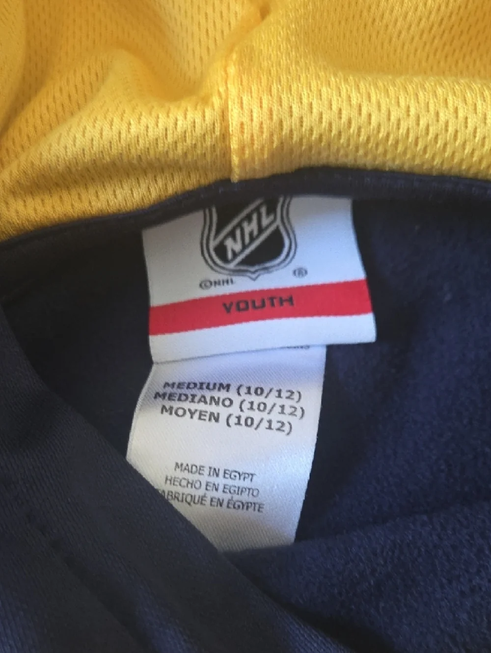 NHL youth pullover