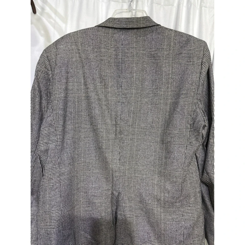 Burberrys Mens Plaid Blazer Sport Coat Jacket‎ Wool Blend 2 Button Lined