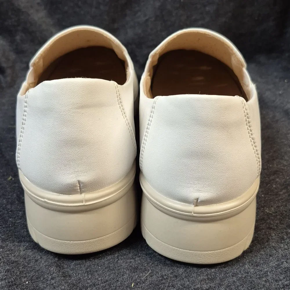 Easy Street 6.5 White Wedge Sneaker