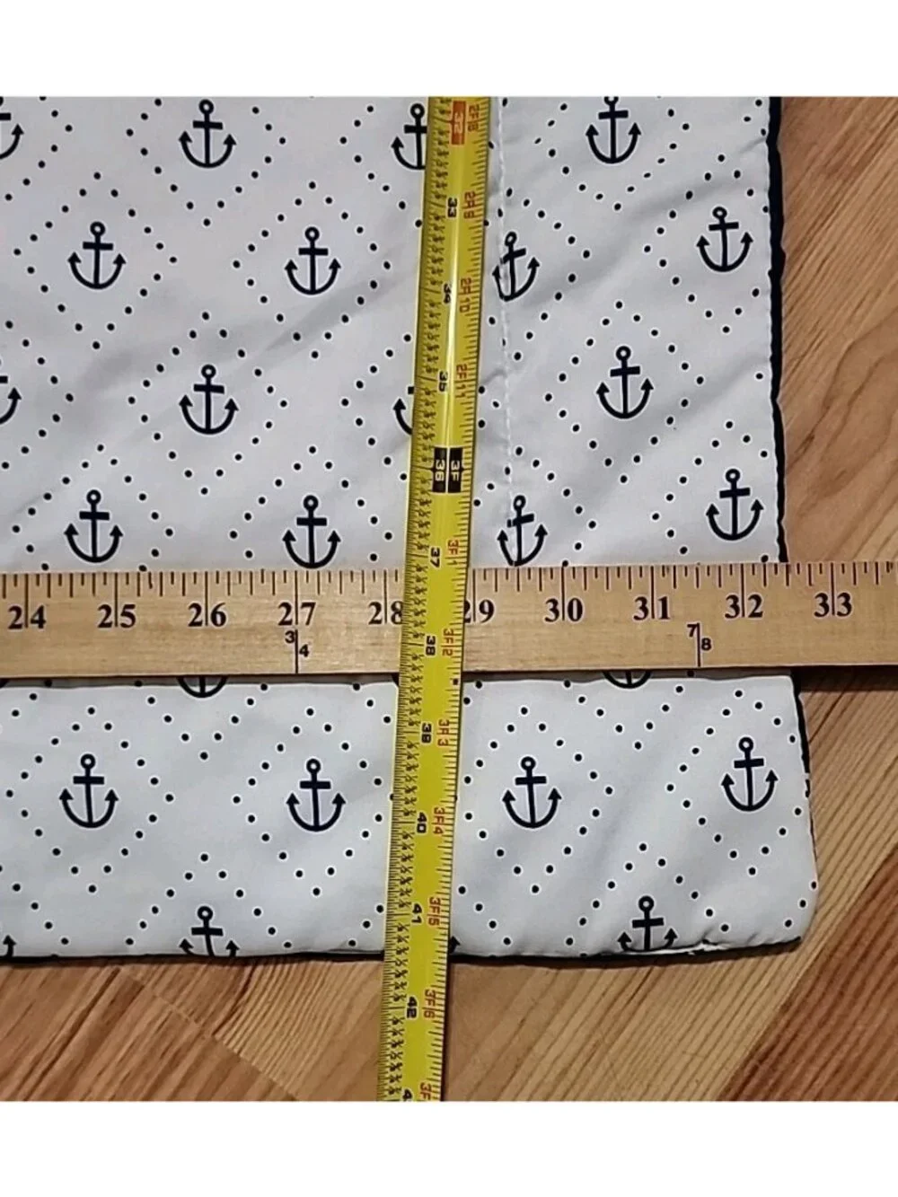 Nautical Baby Crib Blanket Quilt Blue Ocean Octopus Whale Sailboat Nursery Beach