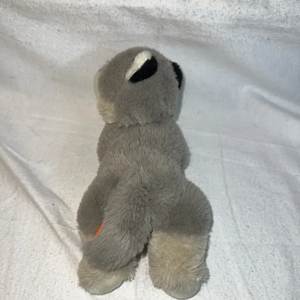 WILD REPUBLIC EcoKins Mini Wolf Stuffed Animal‎ 8 inch Plush Laying CLEAN