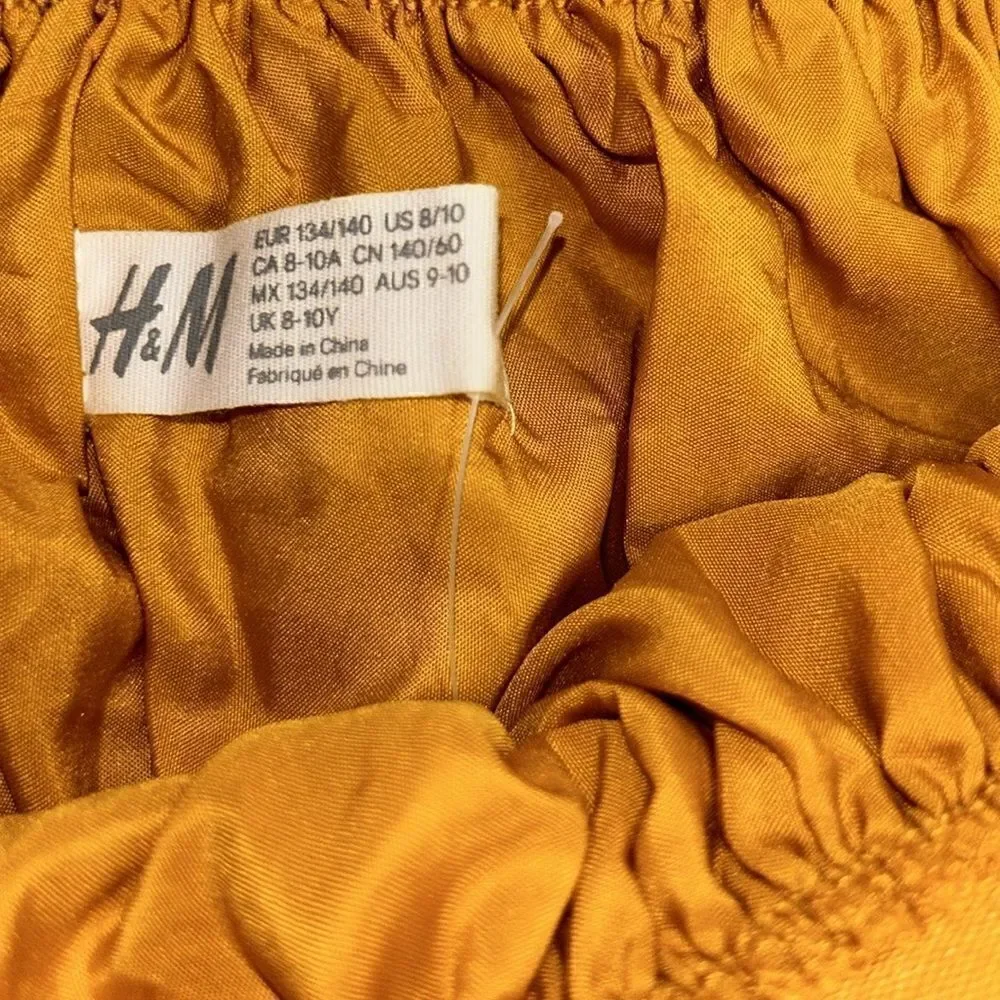 H&M yellow tulle