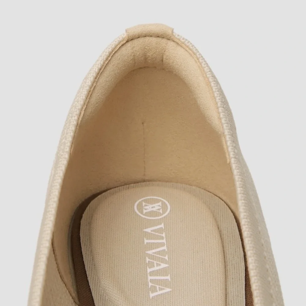 VIVAIA Knit Pumps Block Heel‎ Comfortable Classic Shoes size EU/35 US/5