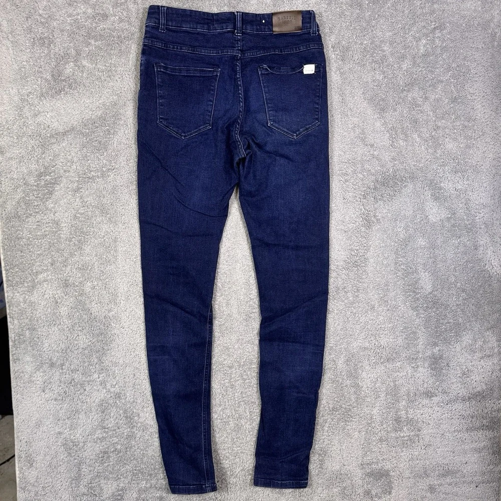 Barbell Apparel Jeans Mens 30x34 Blue Athletic Fit Stretch Denim‎ Dark USA Made