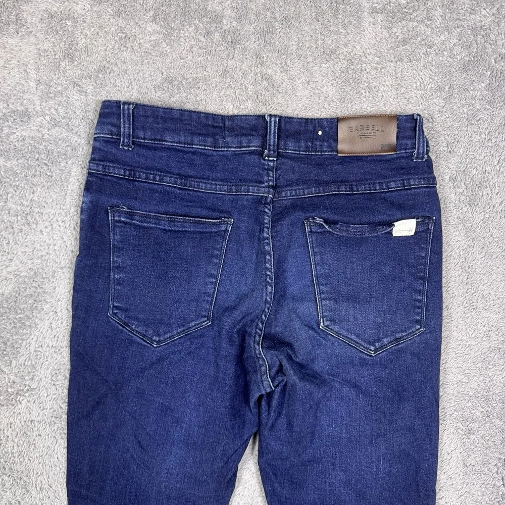 Barbell Apparel Jeans Mens 30x34 Blue Athletic Fit Stretch Denim‎ Dark USA Made