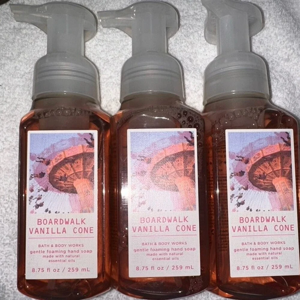 Bath and Body Works Boardwalk Vanilla Cone‎ hand soap foaming