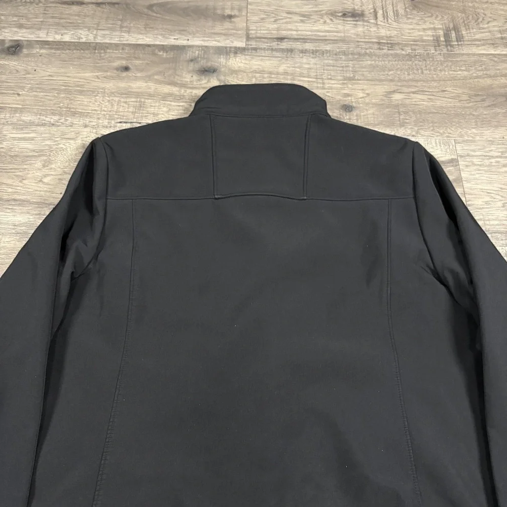 Food Lion Jacket‎ Mens 3XL Black Softshell Full Zip Fleece Lined Workwear Logo