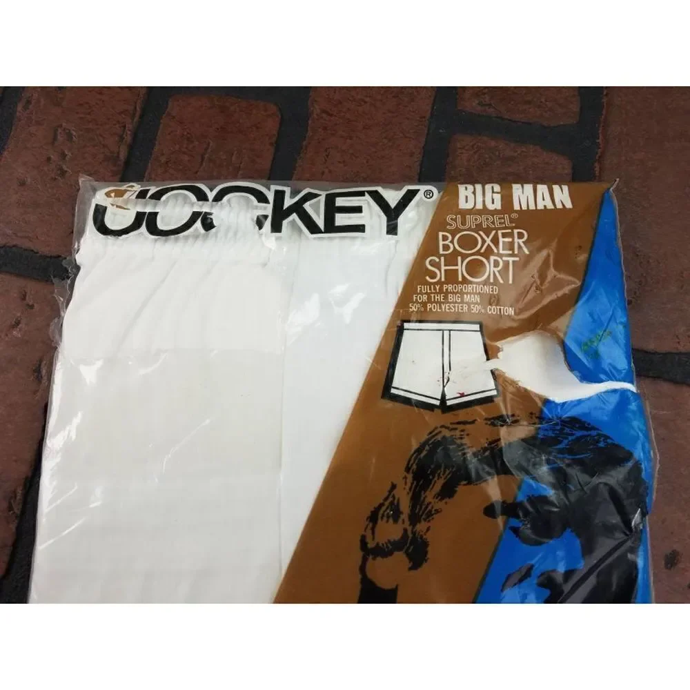 Jockey Big Man 1971 Size 60 Boxer Shorts Vtg 70s‎