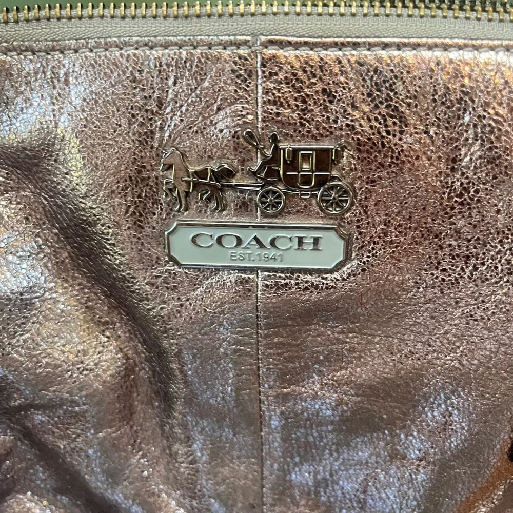 Coach madison metallic