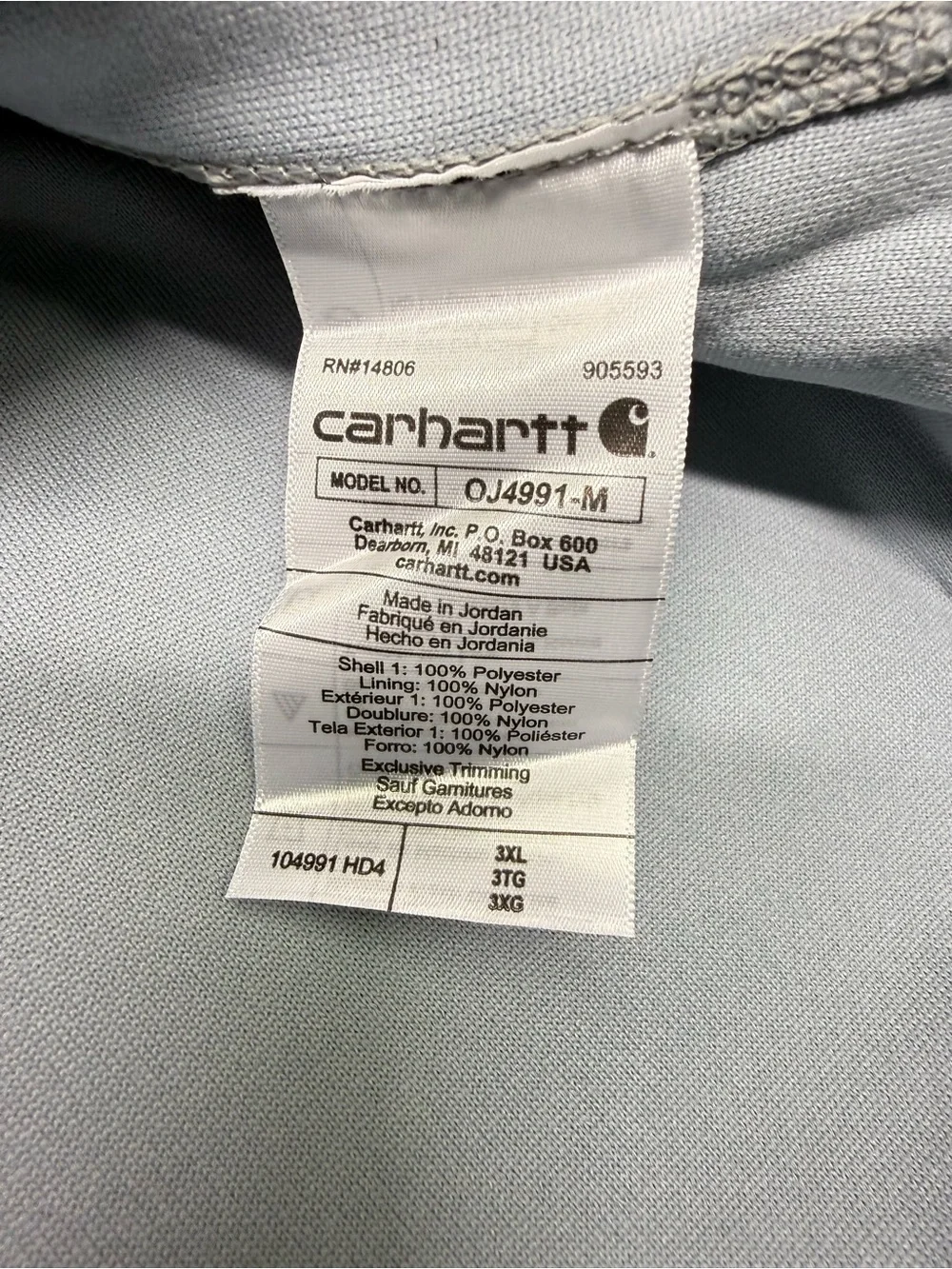 Carhartt warm sherpa