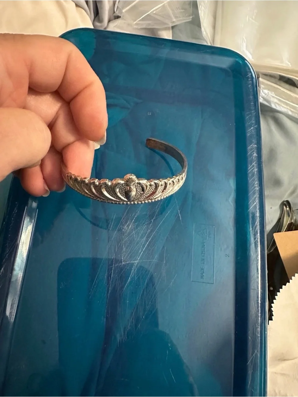Silver Crown Tiara bracelet