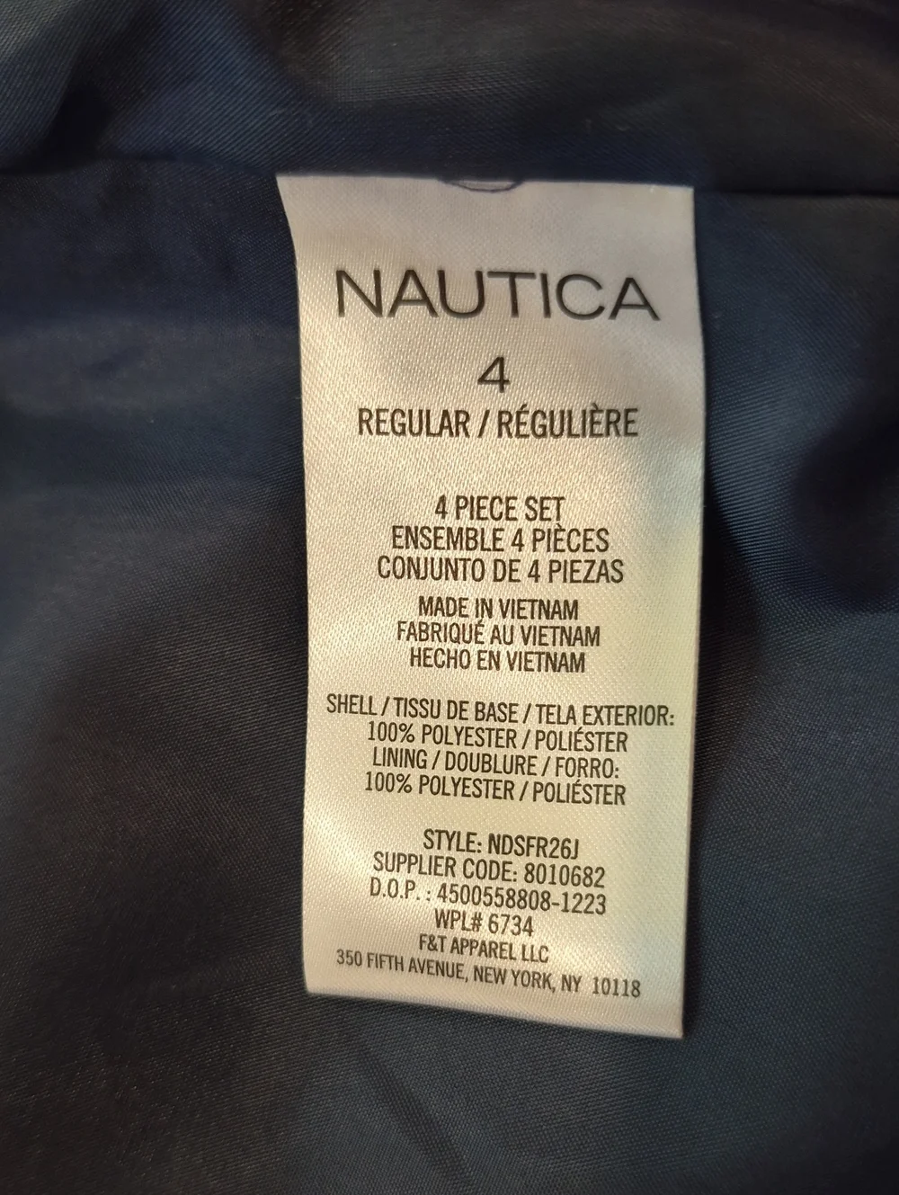 Nautica nwt size